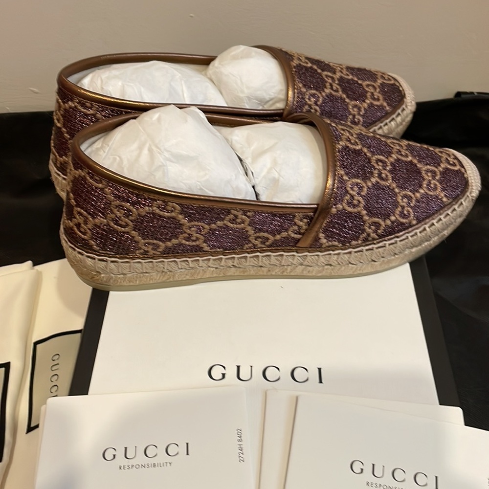 BNIB authentic Gucci Espadrilles shoes - Picture 5 of 6